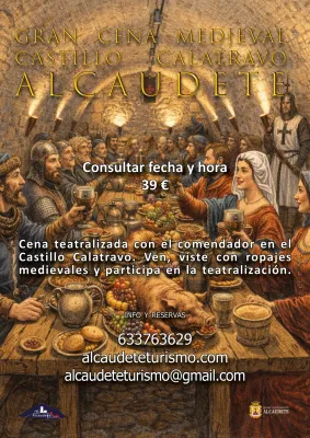 Gran cena medieval Castillo Calatravo (Alcaudete)