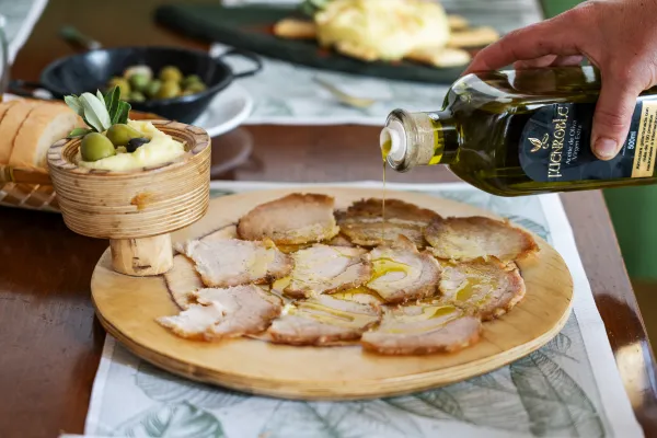 Menü „Bergluft" Restaurant El Candil Tierra de Olivos