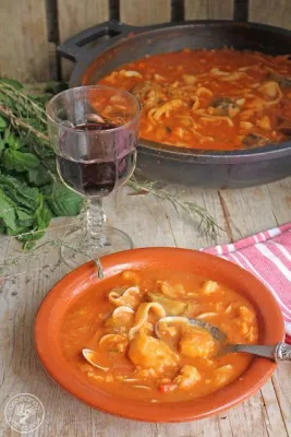 Andrajos con Bacalao