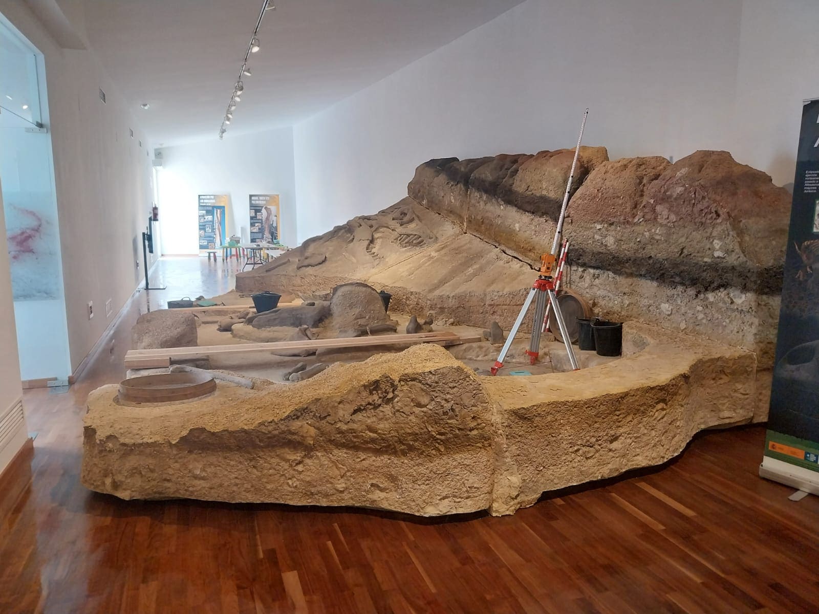 sala en el Centro de Interpretación Paleomágina
