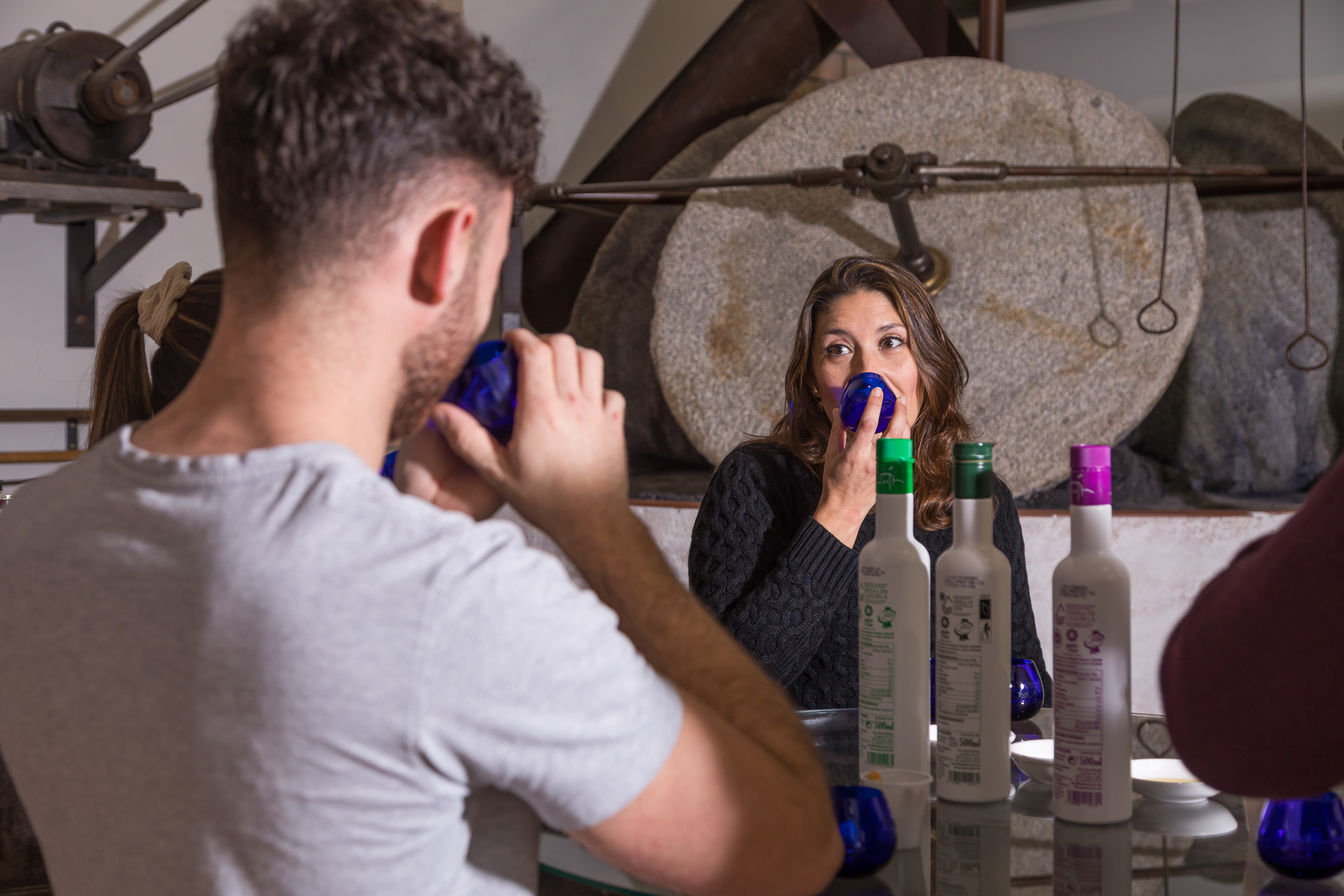 Cata de aceite en el museo de Oleotur Cazorla