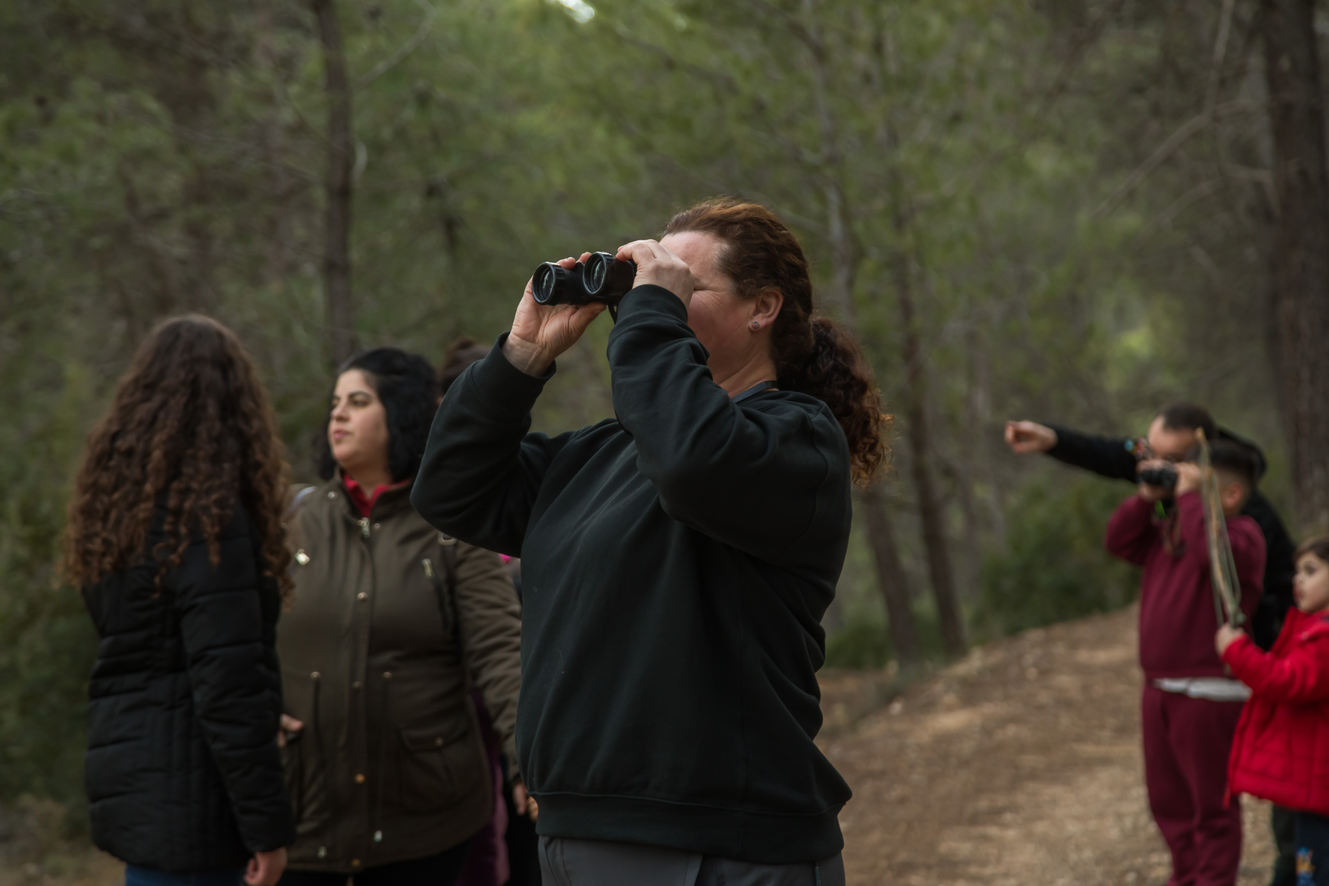 Observando las aves de la sierra