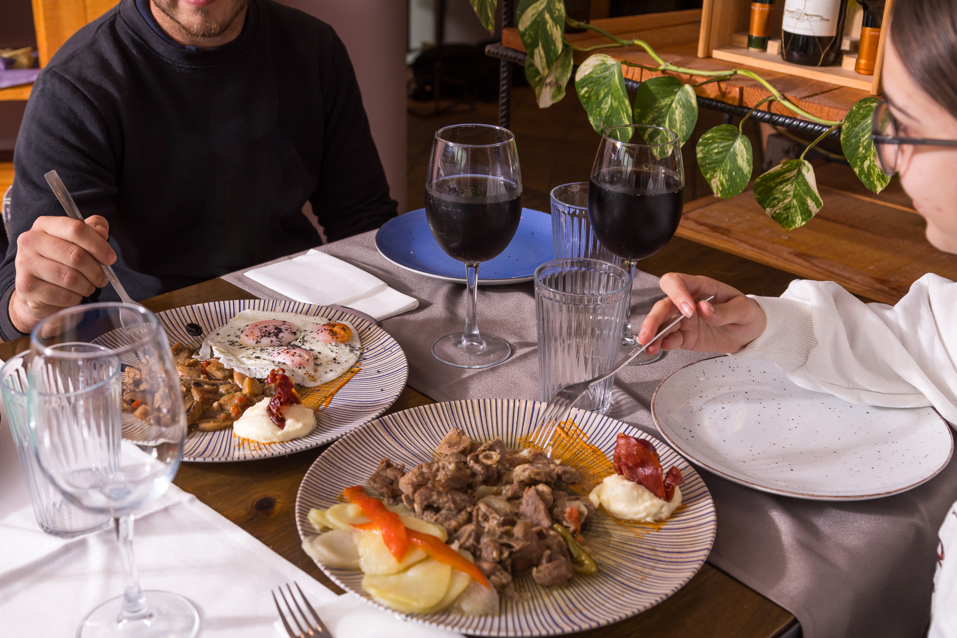 Menú gastronómico de El Tranco
