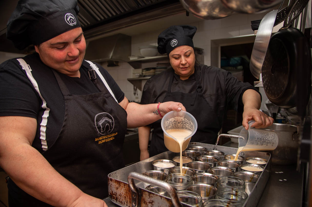 Cocinando las recetas tradicionales de la sierra